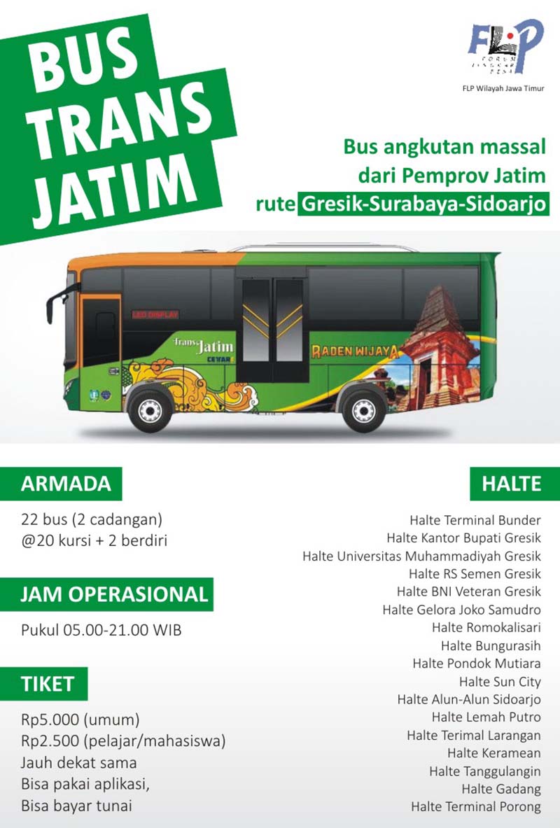 Pengalaman Naik Bus Trans Jatim: Jadwal, Halte, Tarif, Cara Naik